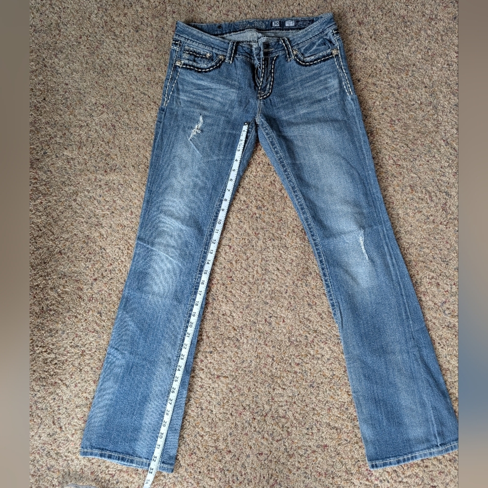 Miss Me Jeans 30R Not Hemmed